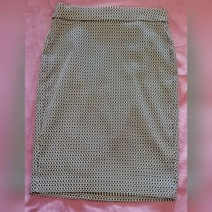 Elle Patterned Pencil Skirt
